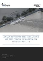 An analysis of the influence of the flood duration on slope stability