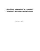 Understanding and Improving the Performance Consistency of Distributed Computing Systems