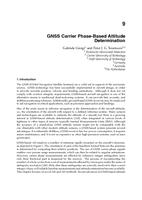 GNSS Carrier Phase-Based Attitude Determination