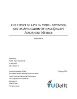 The Effect of Task on Visual Attention and its Application to Image Quality Assessment Metrics
