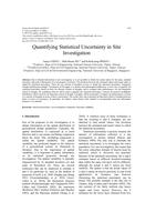 Quantifying Statistical Uncertainty in Site Investigation