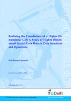 Realising the foundations of a higher dimensional GIS: A study of higher dimensional spatial data models, data structures and operations
