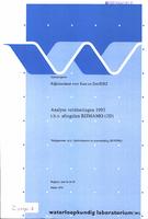 Analyse veldmetingen 1993 t.b.v. afregelen RIJMAMO (3D): Veldgegevens, m.b.t. hydrodynamica en zoutverdeling (INVOWA)