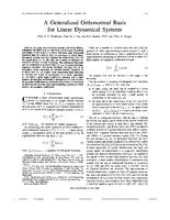 A generalized orthonormal basis for linear dynamical systems