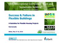 Success and failure in flexible buildings: A guideline for flexible housing projects