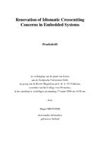 Renovation of idiomatic crosscutting concerns in embedded systems