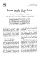Transient waves for ship floating structure testing