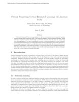 Privacy Preserving Vertical Federated Learning: A Literature Study