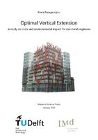 Optimal Vertical Extension: A study on costs and environmental impact for structural engineers