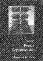 Eutectic freeze crystallization