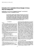 Evaluation of the longitudinal ultimate strength of various ship hull configurations