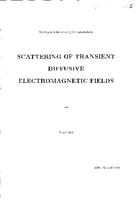 Scattering of transient diffusive electromagnetic fields