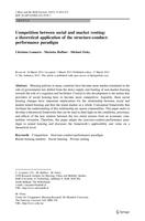 Competition between social and market renting: A theoretical application of the structure-conduct-performance paradigm