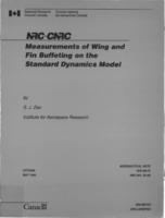 Measurements of wing and fin buffering on the standard dynamics model
