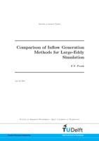 Comparison of Inflow Generation Methods for Large-Eddy Simulation