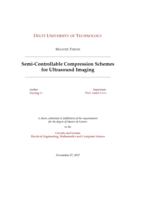 Semi-Controllable Compression Schemes for Ultrasound Imaging