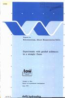 Experiments with graded sediments in a straight flume: Report on experimental investigations