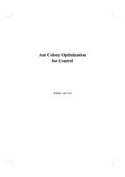 Ant Colony Optimization for Control
