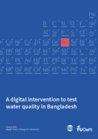 A digital intervention to test water quality in Bangladesh