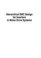 Hierarchical EMC Design for Inverters in Motor Drive Systems