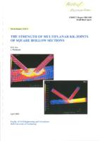 The strength of mul tiplanar kk-joints of square hollow sections