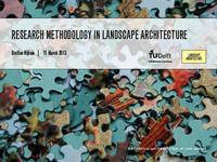 Research methodology in landscape architecture