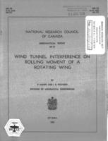 Wind tunnel interference on rolling moment of a rotating wing