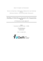 Modelling of Global Energy Demand in the Transportation Sector