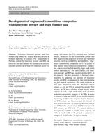 Development of engineered cementitious composites with limestone powder and blast furnace slag