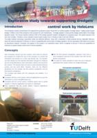 Explorative study towards supporting dredger's control work by HoloLens