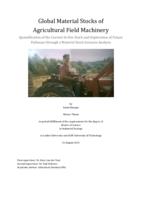 Global Material Stocks of Agricultural Field Machinery