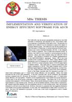 Implementation and verification of energy efficient software for ADCS