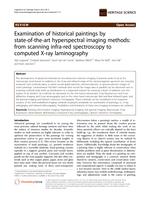 Examination of historical paintings by state-of-the-art hyperspectral imaging methods: From scanning infra-red spectroscopy to computed X-ray laminography