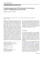 Combined phosphor and CARS thermometry at the wall–gas interface of impinging flame and jet systems