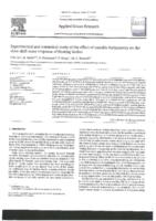 Experimental and numerical study of the effect of variable bathmetry on the slow-drift wave response of floating bodies