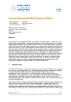 Context-dependent ATC complexity metric