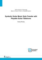 Symbolic Guitar Music Style Transfer with Playable Guitar Tablatures