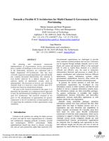 Towards a Flexible ICT-Architecture for Multi-Channel E-Government Service Provisioning