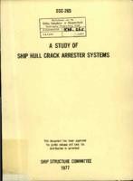A study of ship hull crack arrester systems