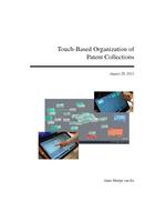 Touch-Based Organization of Patent Collections