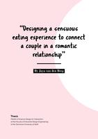 Designing a sensuous eating experience to connect a couple in a romantic relationship