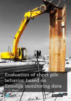 Evaluation of sheet pile behavior based on Eemdijk monitoring data
