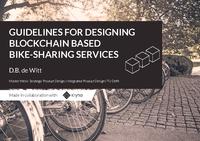 Guidelines for designing Blockchain based bike-sharing services