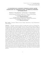A continuous adjoint formulation with emphasis to aerodynamic-turbomachinery optimization