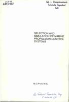 Selection and simulation of marine propulsion control system