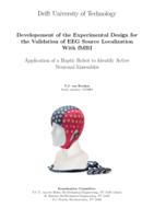 Development of the Experimental Design for the Validation of EEG Source Localization with fMRI