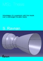 Advantages of a supersonic split line nozzle over a submerged movable nozzle