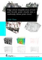 Edge-aware simplification of roof and facade point clouds into a uniformly dense point cloud