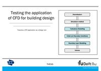 Testing the application of CFD for building design: Towards a CFD application as a design tool