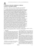 A comparison of alternative multiobjective calibration strategies for hydrological modeling